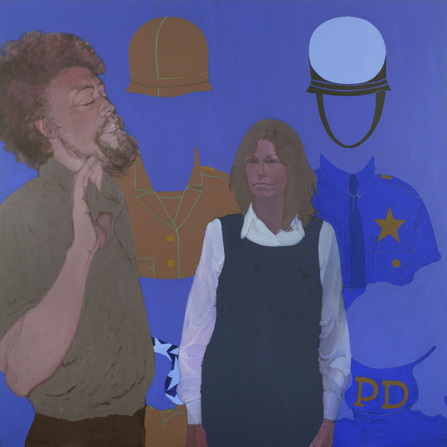 AFA May Stevens, Benny Andrews, the Artist, and Big Daddy Paper Doll